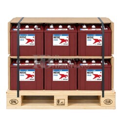 Pack 6 bater�as TROJAN T-125 | 6 Voltios 266 Amperios
